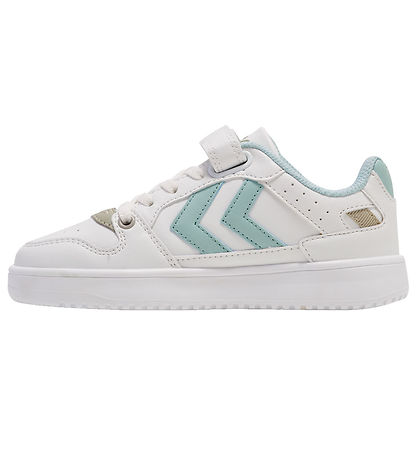 Hummel Sko - ST. Power Play Jr - White/Turquoise