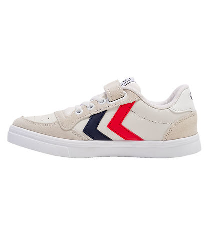 Hummel Sko - Slimmer Stadil Leather Low Jr - Hvid
