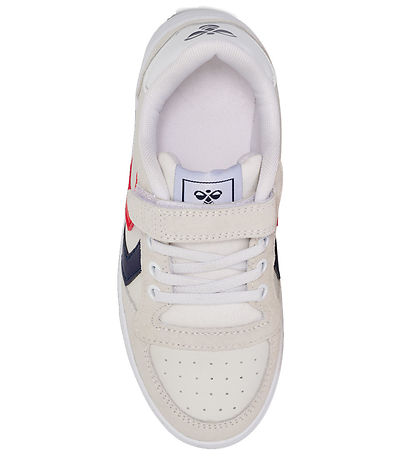Hummel Sko - Slimmer Stadil Leather Low Jr - Hvid