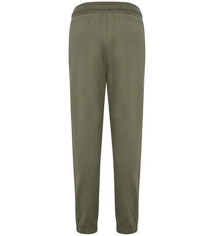 Hummel Sweatpants - hmlTukas - Dusty Olive m. Print