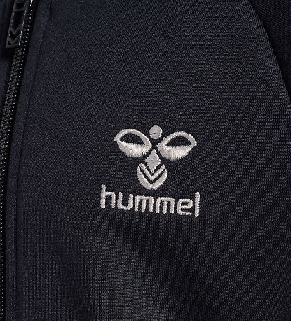 Hummel Cardigan - hmlNoma - Sort m. Logo/Glimmer