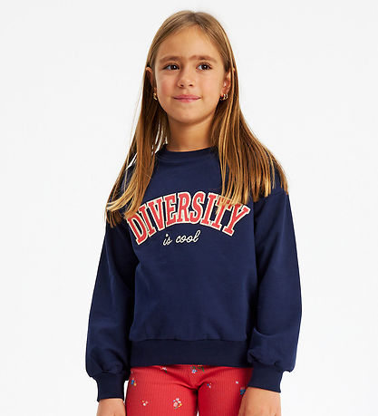 The New Sweatshirt - TnLadina - Navy Blazer m. Rød