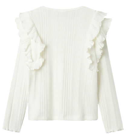 Name It Bluse - Rib - NkfTilde - Cloud Dancer