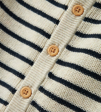 Name It Cardigan - Strik - NbmMast - Peyote Melange m. Striber