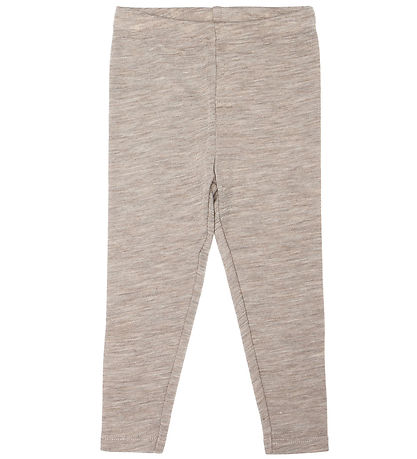 The New Siblings Leggings - Uld - TnsLennox - Lysebrunmeleret
