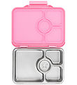 Yumbox Madkasse m. 4 Rum - Bento Steel - Versailles Pink