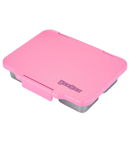 Yumbox Madkasse m. 4 Rum - Bento Steel - Versailles Pink