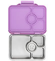 Yumbox Madkasse m. 4 Rum - Bento Steel - Lavande Purple