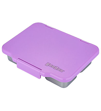 Yumbox Madkasse m. 4 Rum - Bento Steel - Lavande Purple