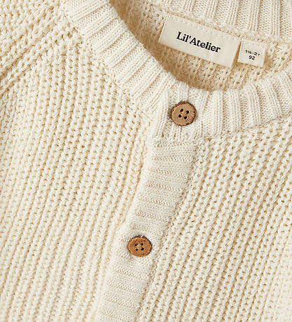 Lil' Atelier Cardigan - Strik - NmnEmlen - Turtledove