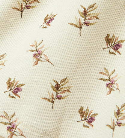 Lil' Atelier Kjole - Rib - NmfGavo - Turtledove/OLIVE