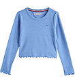 Tommy Hilfiger Bluse - Cropped - Blue Spell