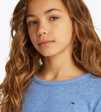 Tommy Hilfiger Bluse - Cropped - Blue Spell