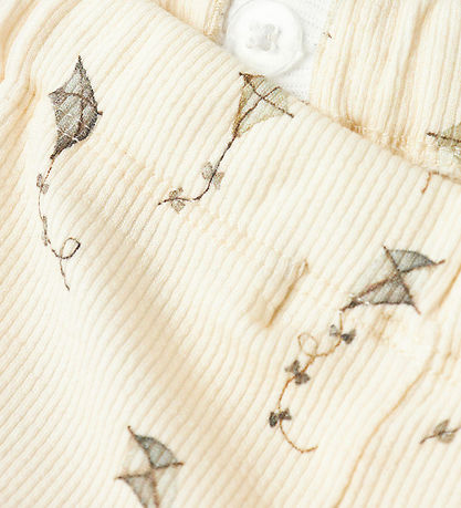 Lil' Atelier Bukser - Rib - NbmGavo - Turtledove/KITES