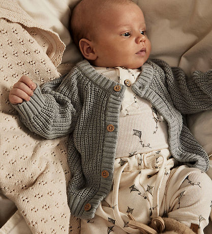 Lil' Atelier Bukser - Rib - NbmGavo - Turtledove/KITES