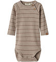 Lil' Atelier Body l/æ - Rib - NbmKail - Pure Cashmere m. Striber