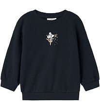 Name It Sweatshirt - NmfValona - Dark Sapphire/Ballet Mouse
