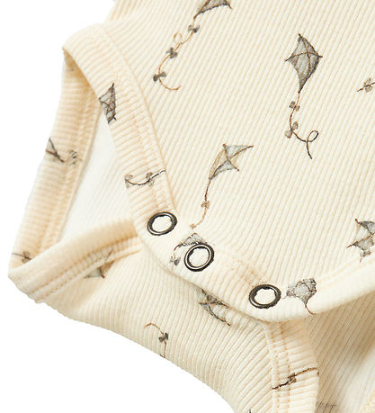 Lil' Atelier Body l/æ - Rib - NbmGavo - Turtledove/KITES