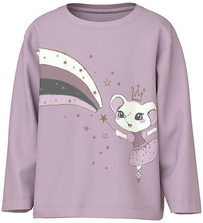 Name It Bluse - NmfValiane - Winsome Orchid/Ballet Mouse