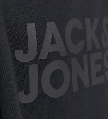 Jack & Jones Hættetrøje - Noos - JjeCorp - Black/JR/lLarge Print