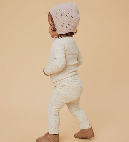Lil' Atelier Body l/æ - Rib - NbfGago - Turtledove/FLOWER