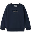 Name It Sweatshirt - NmmBrody - Navy Blazer m. Hvid