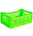 Aykasa Foldekasse - 27x17x11 cm - Mini - Neon Green