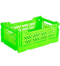 Aykasa Foldekasse - 27x17x11 cm - Mini - Neon Green
