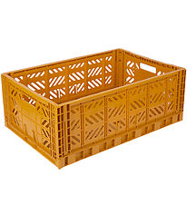 Aykasa Foldekasse - 60x40x22 cm - Maxi - Mustard