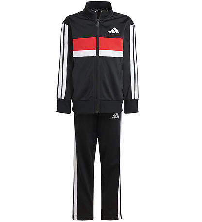 adidas Performance Træningssæt - LK 3S - Black/White/Purrub