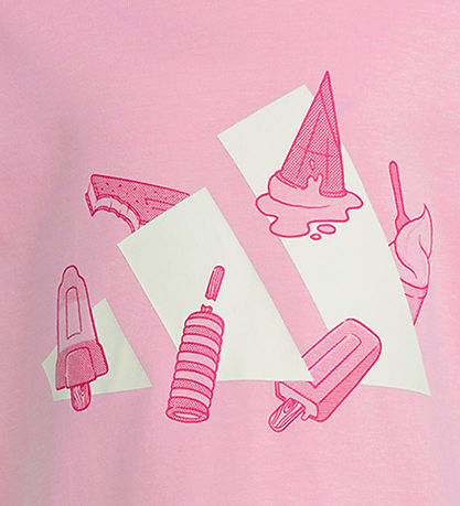 adidas Performance T-shirt - LK L Ice - Truepink