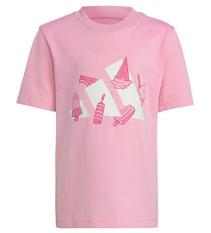 adidas Performance T-shirt - LK L Ice - Truepink