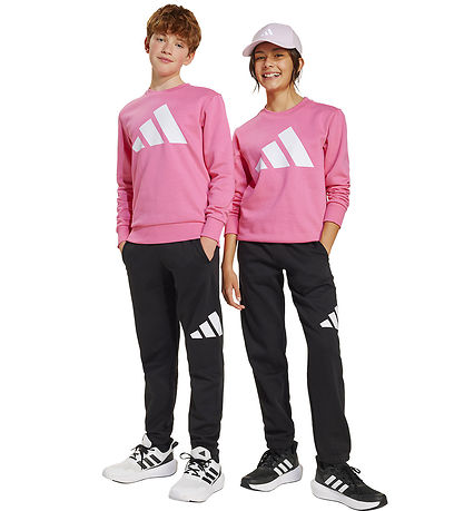 adidas Performance Sweatsæt - J BL FL Jog - Pnkfus/White