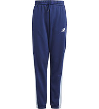 adidas Performance Sweatpants - J CB FL PT - Dkblue/Globlu/White