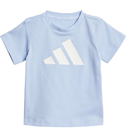 adidas Performance Sæt - T-shirt/Shorts - I BL - Globlu/White