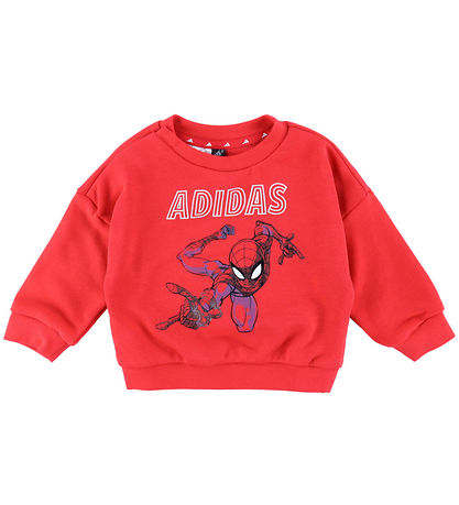 adidas Performance Sweatsæt m. Spiderman - I MRVL SM Jog - Purru