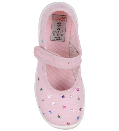 Superfit Hjemmesko - Bubble - Rosa m. Stjerner
