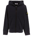 Stone Island Cardigan - Navy Blue m. Logo