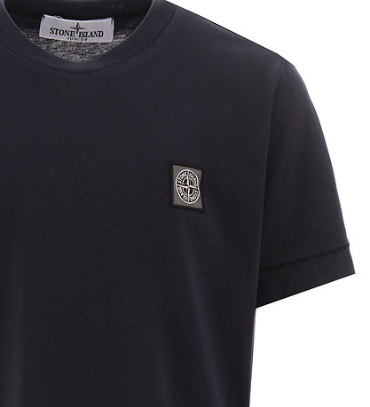 Stone Island T-shirt - Navy Blue m. Logo
