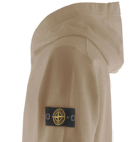 Stone Island Hættetrøje - Deserto m. Logo