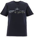 Stone Island T-shirt - Navy Blue m. Print