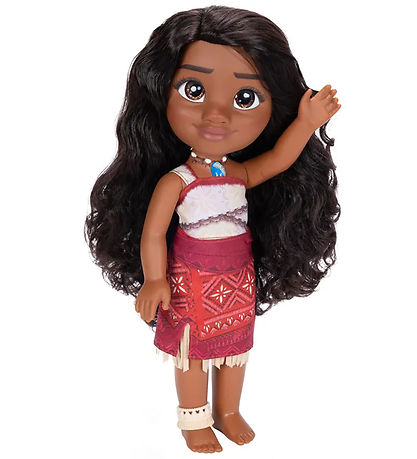Disney Princess Vaiana Dukke 2 m. Tilbehør - 38 cm - Singing Fri