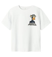 Name It T-Shirt - NkmDyn - Bored Of Directors - Bright White m. 