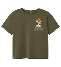 Name It T-Shirt - NkmDyn - Bored Of Directors - Dusty Olive m. A