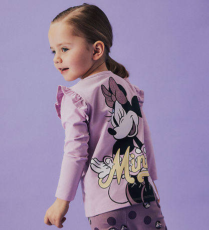 Name It Bluse - NmfDasire - Minnie Mouse - Winesome Orchid