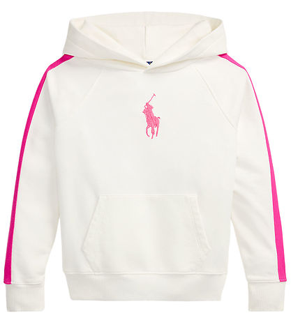 Polo Ralph Lauren Hættetrøje - Hvid/Pink