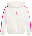 Polo Ralph Lauren Hættetrøje - Hvid/Pink