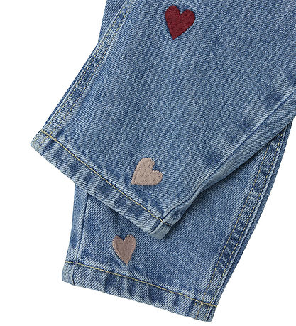 Name It Jeans - NmfBella - Medium Blue Denim m. Hjerte