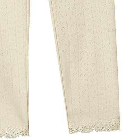 Name It Leggings - NbfTimian - Summer Sand m. Hulmønster