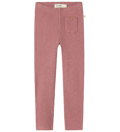 Lil' Atelier Leggings - Rib - NmfRaja - Nostalgia Rose